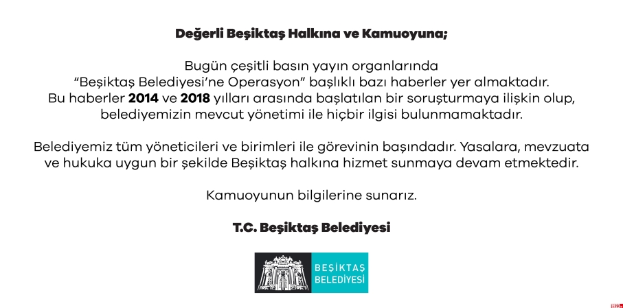 BEŞİKTAŞ BELEDİYESİ OPERASYON